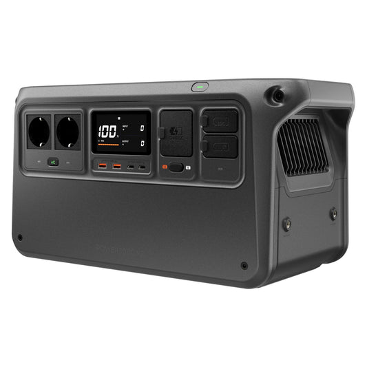 Hausluxy™ DJI Power 1000 V2 Tragbare Powerstation 1024Wh, 2600W Power Station Solar, LiFePO4 Akku