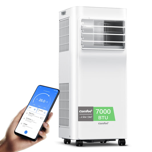 Hausluxy™ Comfee Mobiles Klimagerät Breezy Cool Pro 2.0,7000 BTU 2,0kW