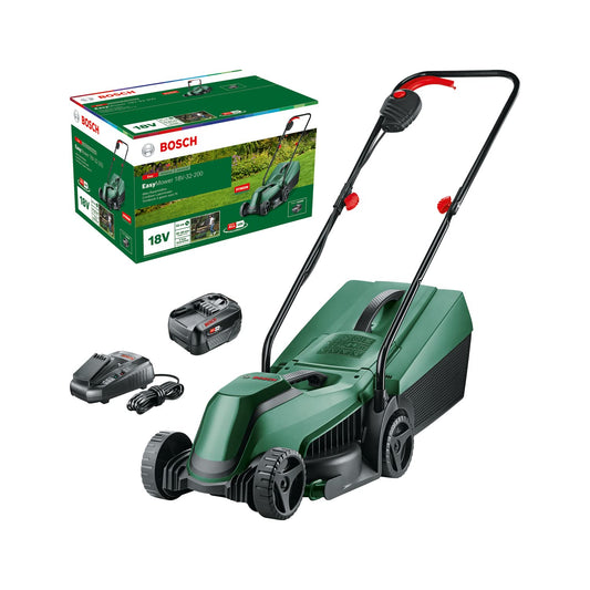 Hausluxy™ Bosch Akku-Rasenmäher EasyMower 18V-32-200 (1x 4,0 Ah Akku, 18-Volt-System, Schnittkreisdurchmesser: 32 cm, im Karton)